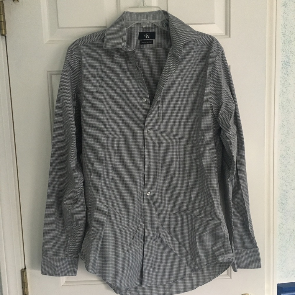 Calvin Klein Slim Fit Non Iron Dress Shirt